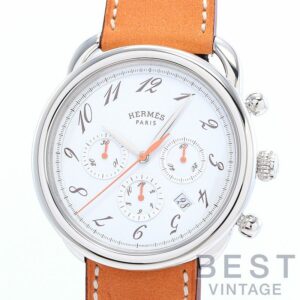 【中古】HERMES ARCEAU CHRONOGRAPH エルメス アルソー クロノグラフ AR4.910A