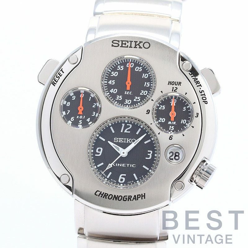 【中古】SEIKO KINETIC CHRONOGRAPH FIRST MODEL PARTENZA セイコー キネティッククロノグラフ ファーストモデル パルテンザ SBXZ001 (9T82-0A10)