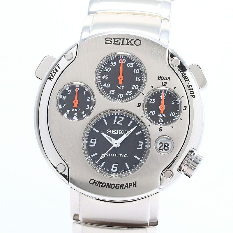 【中古】SEIKO KINETIC CHRONOGRAPH FIRST MODEL PARTENZA セイコー キネティッククロノグラフ ファーストモデル パルテンザ SBXZ001 (9T82-0A10)