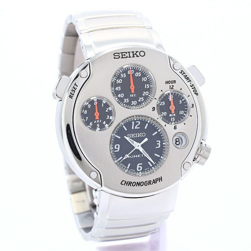【中古】SEIKO KINETIC CHRONOGRAPH FIRST MODEL PARTENZA セイコー キネティッククロノグラフ ファーストモデル パルテンザ SBXZ001 (9T82-0A10)