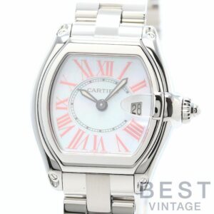 【中古】CARTIER ROADSTER DE CARTIER SMALL MODEL 2008 CHRISTMAS LIMITED カルティエ ロードスター ドゥ カルティエ SM 2008年 クリスマス限定 W6206006