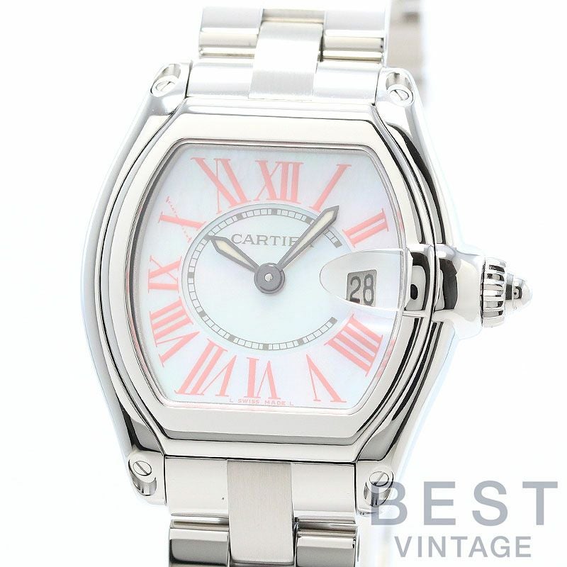 【中古】CARTIER ROADSTER DE CARTIER SMALL MODEL 2008 CHRISTMAS LIMITED カルティエ ロードスター ドゥ カルティエ SM 2008年 クリスマス限定 W6206006