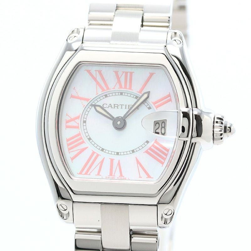 【中古】CARTIER ROADSTER DE CARTIER SMALL MODEL 2008 CHRISTMAS LIMITED カルティエ ロードスター ドゥ カルティエ SM 2008年 クリスマス限定 W6206006