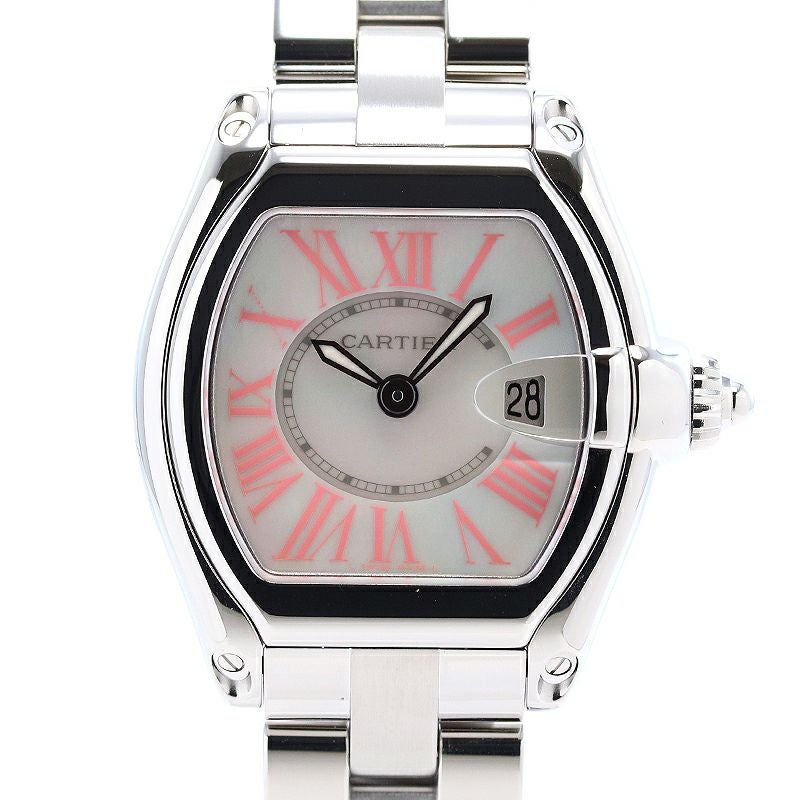 【中古】CARTIER ROADSTER DE CARTIER SMALL MODEL 2008 CHRISTMAS LIMITED カルティエ ロードスター ドゥ カルティエ SM 2008年 クリスマス限定 W6206006