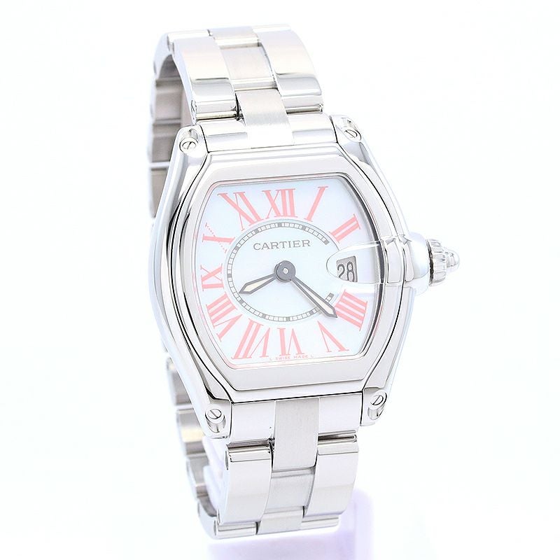 【中古】CARTIER ROADSTER DE CARTIER SMALL MODEL 2008 CHRISTMAS LIMITED カルティエ ロードスター ドゥ カルティエ SM 2008年 クリスマス限定 W6206006