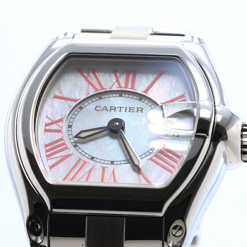 【中古】CARTIER ROADSTER DE CARTIER SMALL MODEL 2008 CHRISTMAS LIMITED カルティエ ロードスター ドゥ カルティエ SM 2008年 クリスマス限定 W6206006