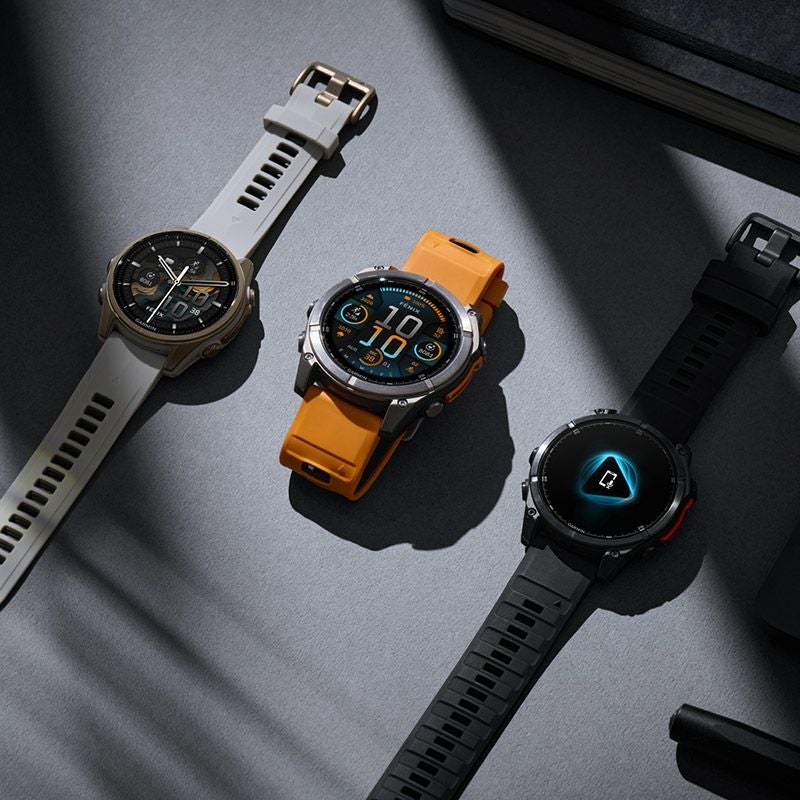 GARMIN fenix 8 Sapphire AMOLED 51mm Ti / Chestnut Leather Band ガーミン フェニックス8 サファイア アモレッド 51mm Ti / チェスナット レザーバンド 010-02905-81