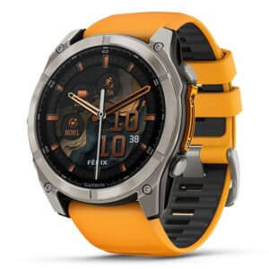 GARMIN fenix 8 Sapphire AMOLED 51mm Ti / Orange ガーミン フェニックス8 サファイア アモレッド 51mm Ti / オレンジ 010-02905-50