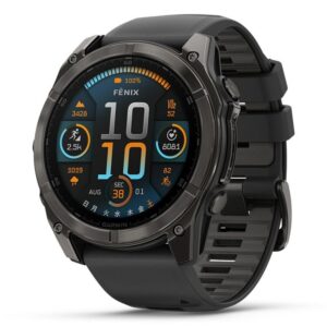 GARMIN fenix 8 Sapphire AMOLED 51mm Ti Carbon Gray DLC / Black ガーミン フェニックス8 サファイア アモレッド 51mm Ti カーボン グレー DLC / ブラック 010-02905-62