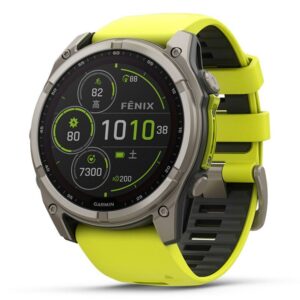 GARMIN fenix 8 Sapphire Dual Power 51mm Ti / Amp Yellow ガーミン フェニックス8 サファイア デュアルパワー 51mm Ti / アンプ イエロー 010-02907-51