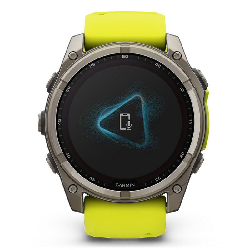 GARMIN fenix 8 Sapphire Dual Power 51mm Ti / Amp Yellow ガーミン フェニックス8 サファイア デュアルパワー 51mm Ti / アンプ イエロー 010-02907-51