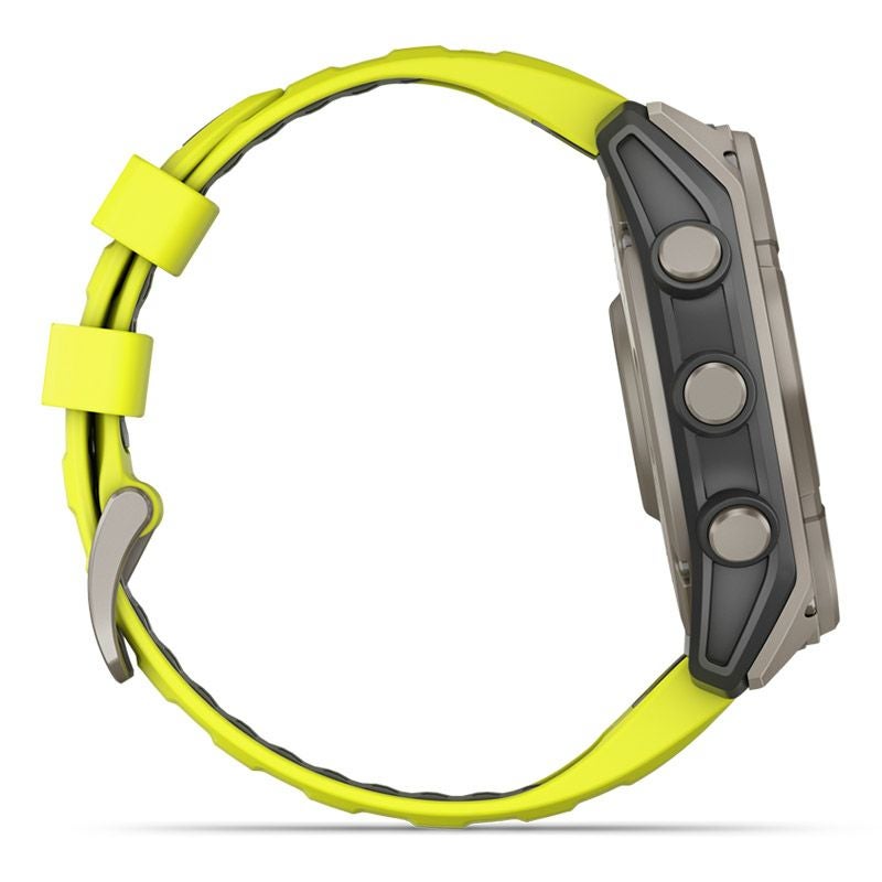 GARMIN fenix 8 Sapphire Dual Power 51mm Ti / Amp Yellow ガーミン フェニックス8 サファイア デュアルパワー 51mm Ti / アンプ イエロー 010-02907-51
