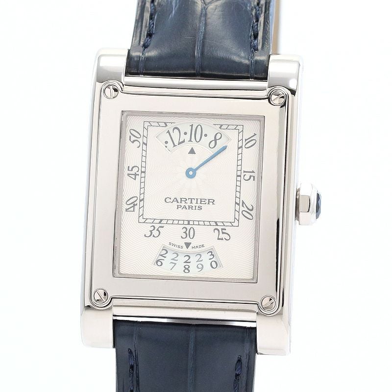 【中古】CARTIER TANK A VIS LARGE MODEL TIME & CALENDAR CPCP カルティエ タンク ア・ヴィス LM タイム&カレンダー CPCP W1534551
