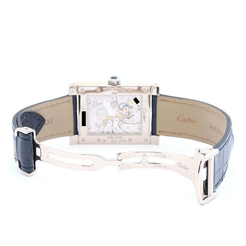 【中古】CARTIER TANK A VIS LARGE MODEL TIME & CALENDAR CPCP カルティエ タンク ア・ヴィス LM タイム&カレンダー CPCP W1534551