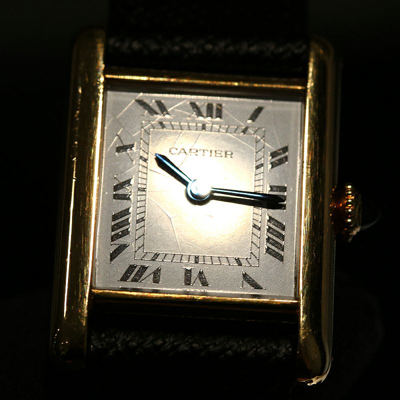 【中古】CARTIER TANK LOUIS CARTIER SMALL MODEL PARIS DIAL カルティエ タンク ルイ カルティエ SM PARISダイヤル 82720553 (78087)
