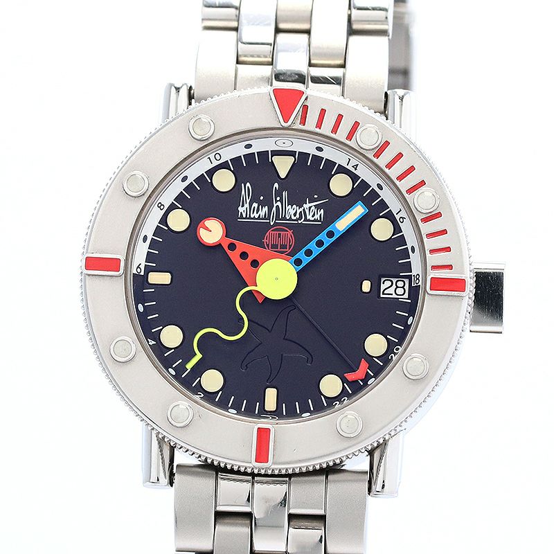 【中古】ALAIN SILBERSTEIN MARINE GMT アラン・シルベスタイン マリーン GMT MARINE GMT