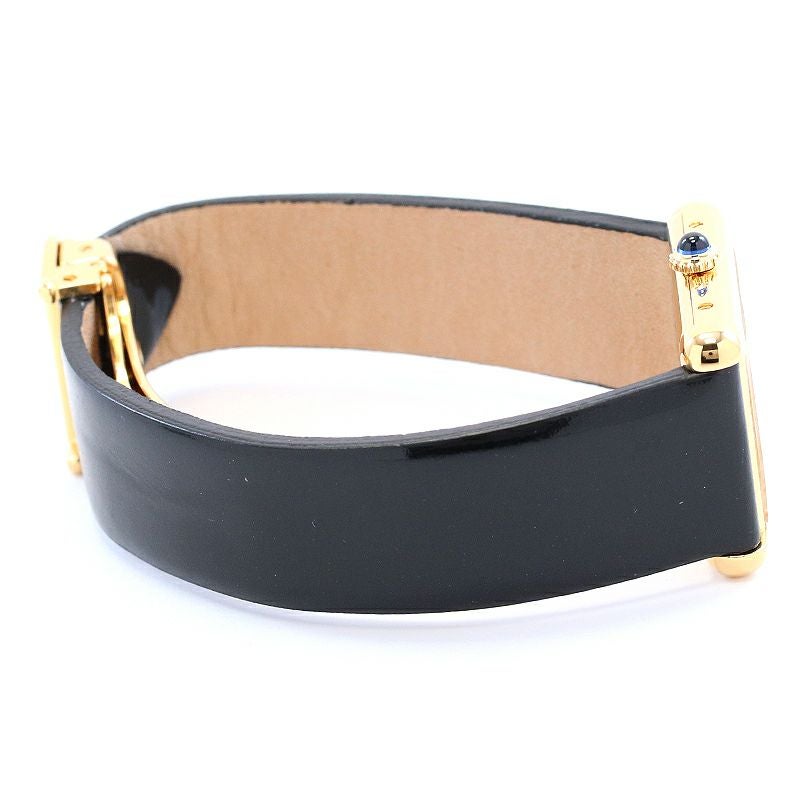 【中古】CARTIER MUST TANK LARGE MODEL TRINITY カルティエ マストタンク LM ヴェルメイユ ストライプトリニティダイヤル 81972213