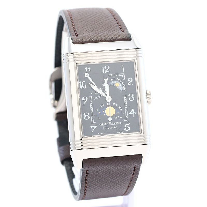 【中古】JAEGER-LECOULTRE REVERSO SUN MOON ジャガー・ルクルト レベルソ・サンムーン Q2753470 (270.3.63)