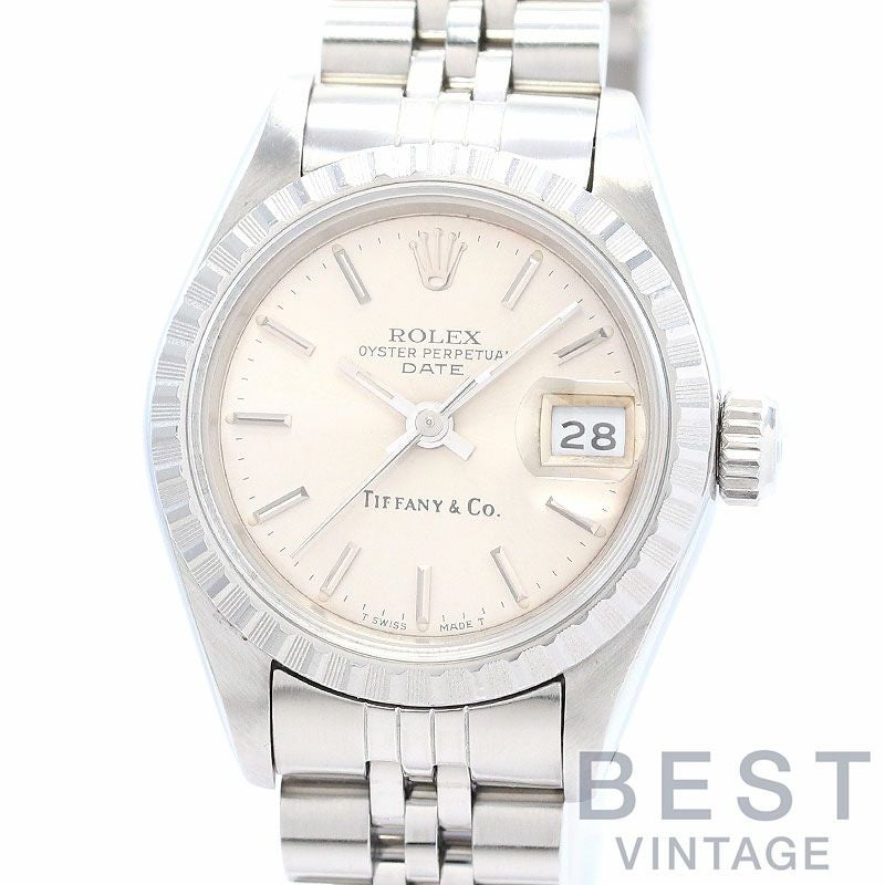 【中古】ROLEX OYSTER PERPETUAL DATE TIFFANY & CO. DOUBLE NAME ロレックス オイスター パーペチュアル デイト ティファニー ダブルネーム 69240