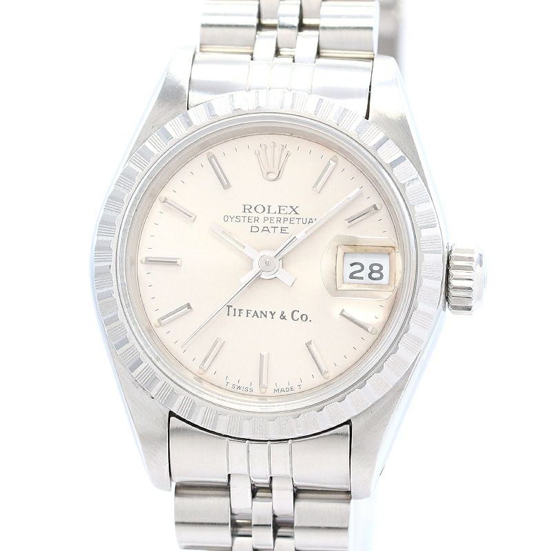 【中古】ROLEX OYSTER PERPETUAL DATE TIFFANY & CO. DOUBLE NAME ロレックス オイスター パーペチュアル デイト ティファニー ダブルネーム 69240