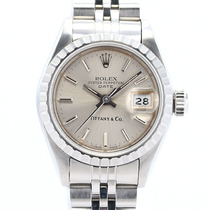 【中古】ROLEX OYSTER PERPETUAL DATE TIFFANY & CO. DOUBLE NAME ロレックス オイスター パーペチュアル デイト ティファニー ダブルネーム 69240