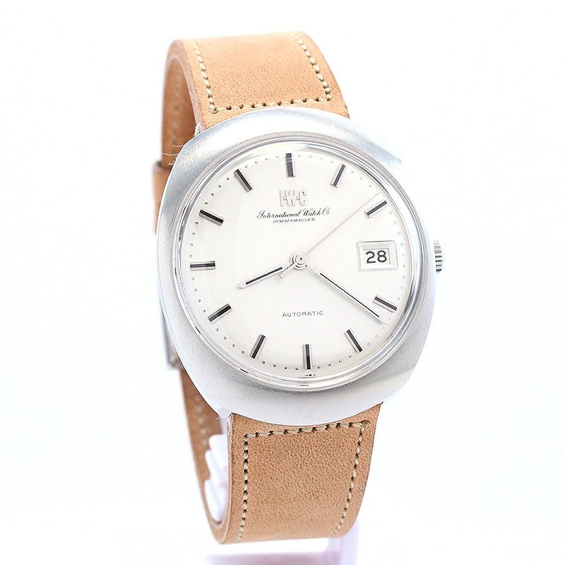 【中古】IWC VINTAGE ONE PIECE OVAL CASE WATCH DATE アイ・ダブリュー・シー ヴィンテージ ワンピースオーバルケースウォッチ デイト R815A