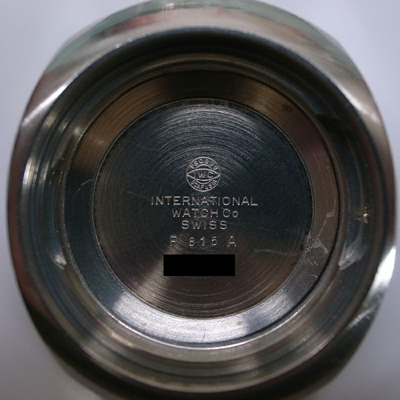 【中古】IWC VINTAGE ONE PIECE OVAL CASE WATCH DATE アイ・ダブリュー・シー ヴィンテージ ワンピースオーバルケースウォッチ デイト R815A