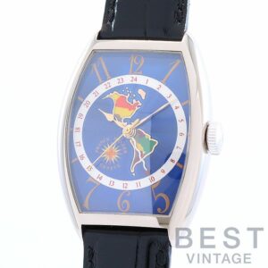 【中古】FRANCK MULLER CINTREE CURVEX WORLD WIDE AMERICA フランク・ミュラー トノウ・カーベックス ワールド ワイド アメリカ 5850WW