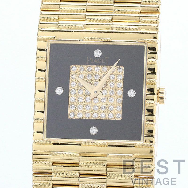 【中古】PIAGET TRADITION ONYX & PAVE DIAMONDS DIAL ピアジェ トラディション オニキス&パヴェダイヤモンド ダイヤル G0A08193 (9352G2)