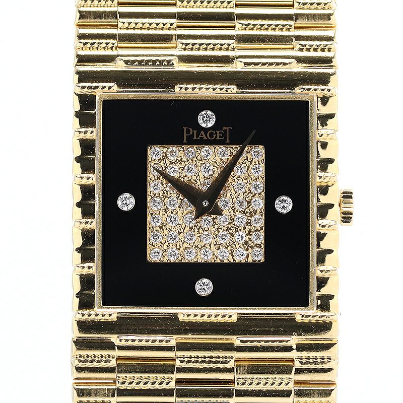 【中古】PIAGET TRADITION ONYX & PAVE DIAMONDS DIAL ピアジェ トラディション オニキス&パヴェダイヤモンド ダイヤル G0A08193 (9352G2)