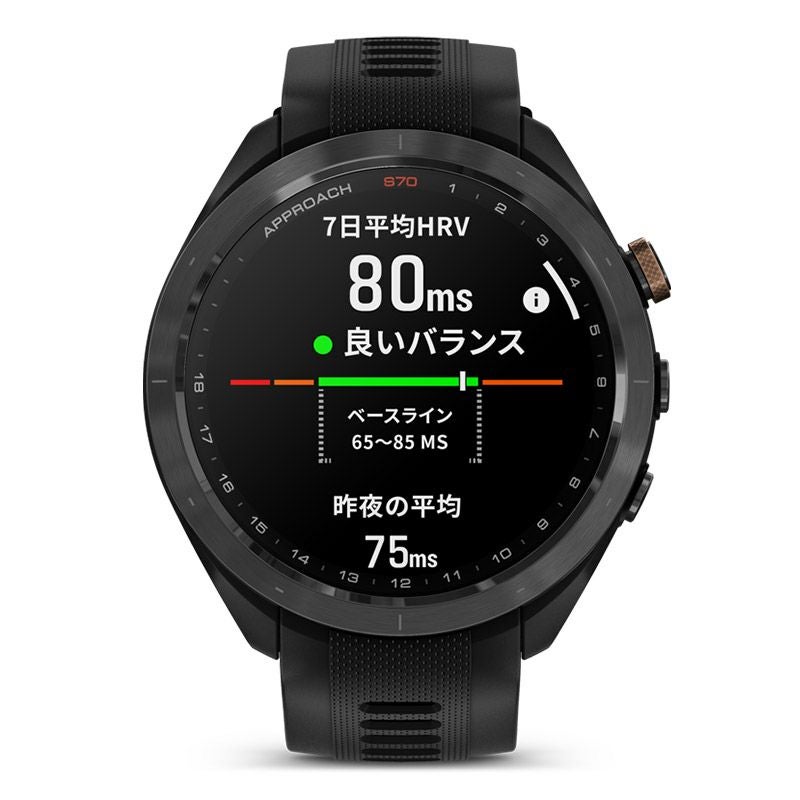 GARMIN Approach S70 47mm Black Bronze Edition ガーミン アプローチ S70 47mm ブラック ブロンズ エディション 010-02746-71