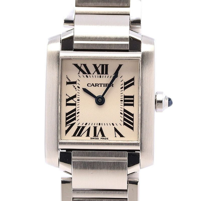 【中古】CARTIER TANK FRANCAISE SMALL MODEL カルティエ タンク フランセーズ SM W51008Q3