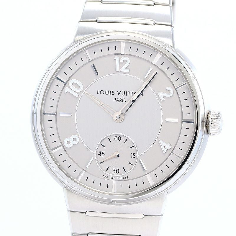 【中古】LOUIS VUITTON TAMBOUR AUTOMATIC ルイ・ヴィトン タンブール オトマティック W1ST10