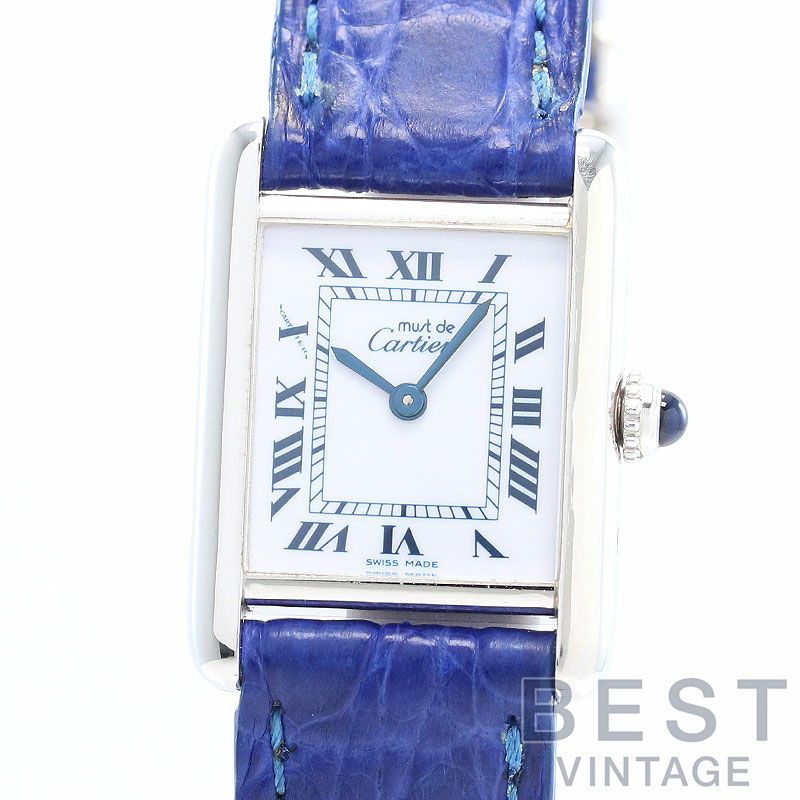 【中古】CARTIER MUST TANK SMALL MODEL カルティエ マストタンク SM W1001565