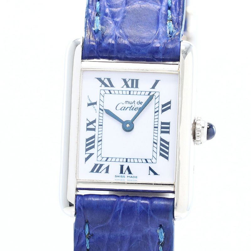 【中古】CARTIER MUST TANK SMALL MODEL カルティエ マストタンク SM W1001565