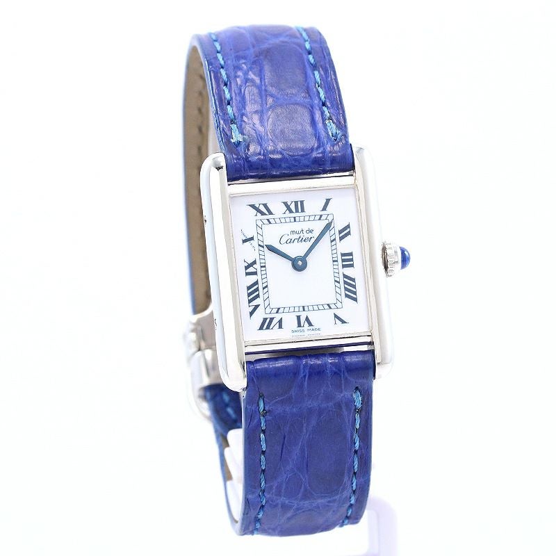 【中古】CARTIER MUST TANK SMALL MODEL カルティエ マストタンク SM W1001565