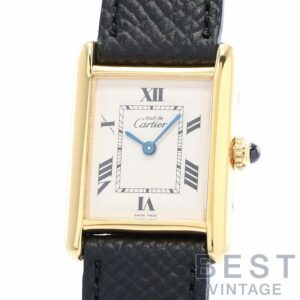 【中古】CARTIER MUST TANK SMALL MODEL VERMEIL カルティエ マストタンク SM ヴェルメイユ W1013654