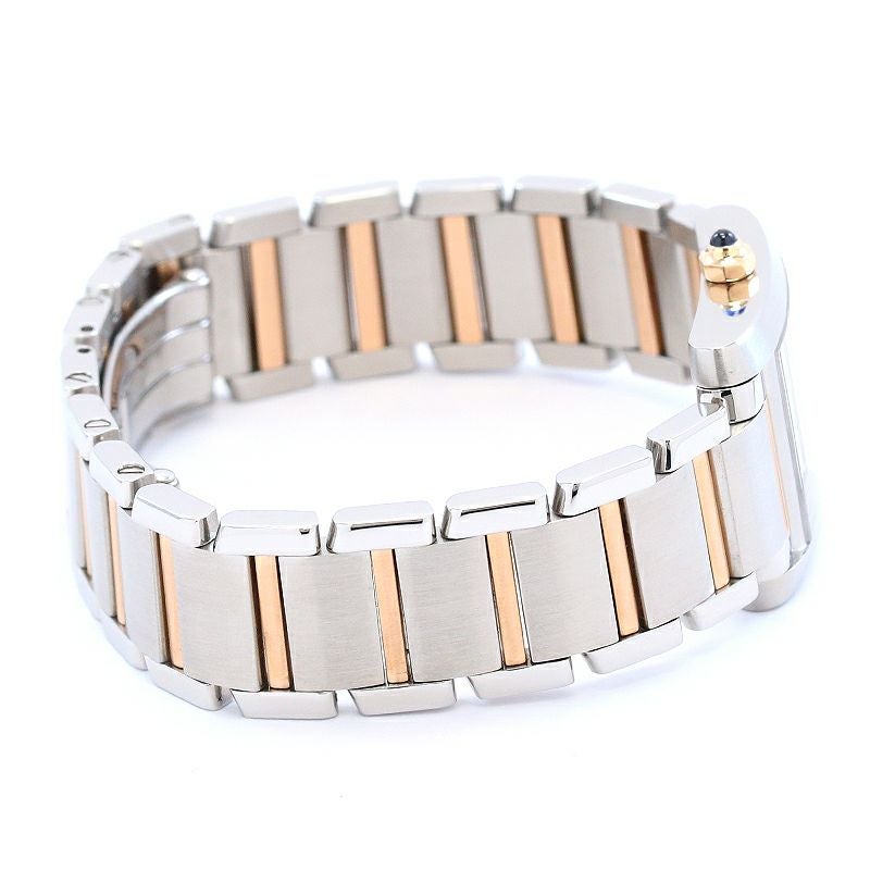 【中古】CARTIER TANK FRANCAISE SMALL MODEL 160TH ANNIVERSARY 2007 CHRISTMAS カルティエ タンクフランセーズ SM 160周年 2007年 クリスマス限定モデル W51036Q4