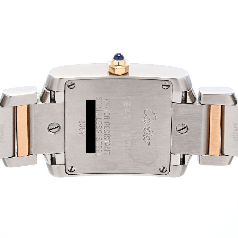 【中古】CARTIER TANK FRANCAISE SMALL MODEL 160TH ANNIVERSARY 2007 CHRISTMAS カルティエ タンクフランセーズ SM 160周年 2007年 クリスマス限定モデル W51036Q4