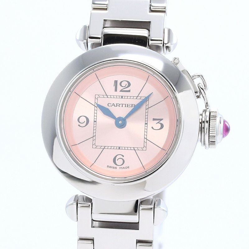 【中古】CARTIER MISS PASHA 27MM カルティエ ミス パシャ 27MM W3140008