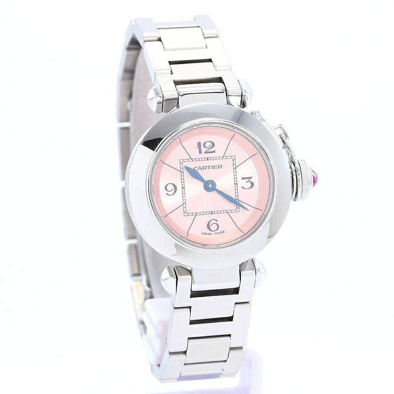 【中古】CARTIER MISS PASHA 27MM カルティエ ミス パシャ 27MM W3140008