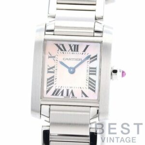 【中古】CARTIER TANK FRANCAISE SMALL MODEL カルティエ タンク フランセーズ SM W51028Q3