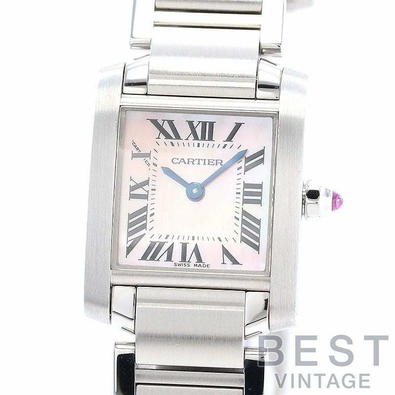 【中古】CARTIER TANK FRANCAISE SMALL MODEL カルティエ タンク フランセーズ SM W51028Q3