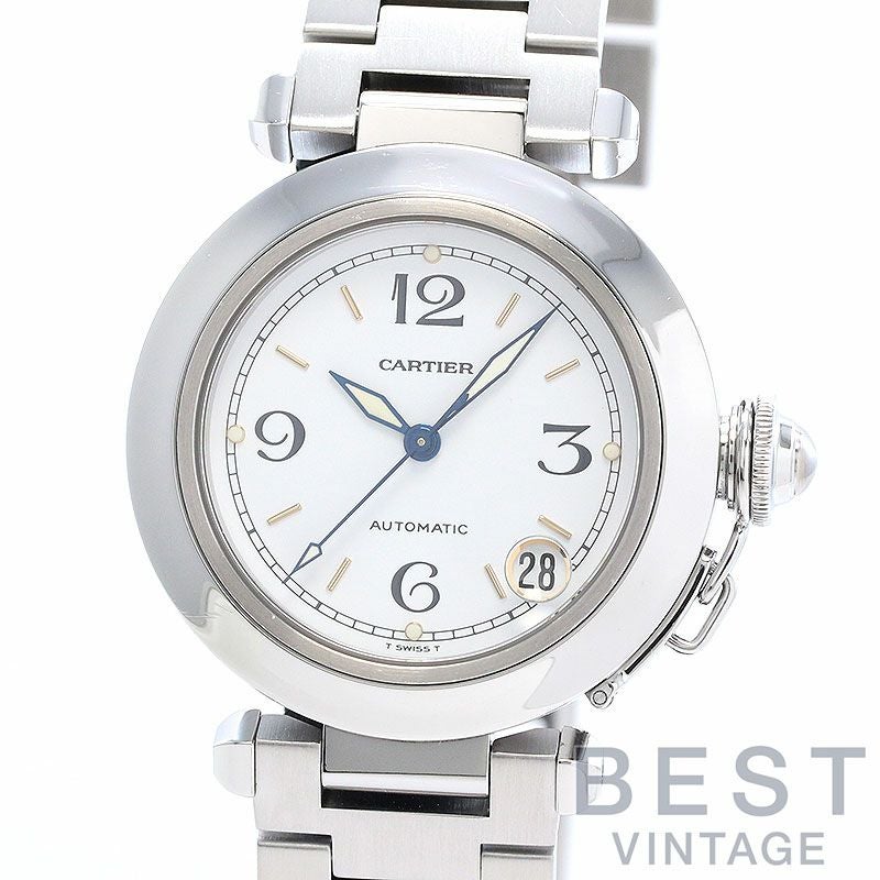 【中古】CARTIER PASHA C DE CARTIER カルティエ パシャ C ドゥ カルティエ 35MM W31015M7
