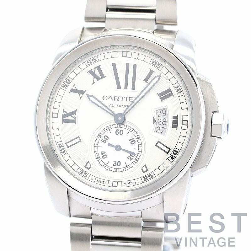 【中古】CARTIER CALIBRE DE CARTIER LARGE MODEL カルティエ カリブル ドゥ カルティエ LM W7100015