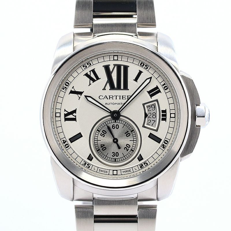 【中古】CARTIER CALIBRE DE CARTIER LARGE MODEL カルティエ カリブル ドゥ カルティエ LM W7100015