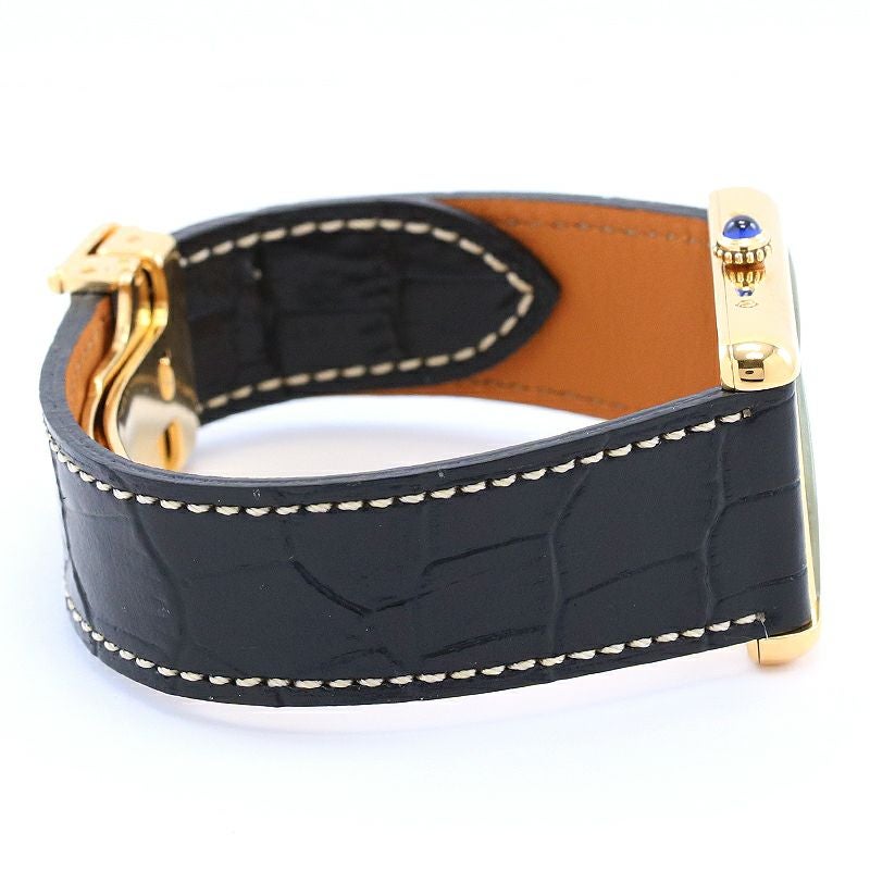 【中古】CARTIER MUST TANK LARGE MODEL JUMBO VERMEIL カルティエ マストタンク LM ジャンボ ヴェルメイユ W1017454