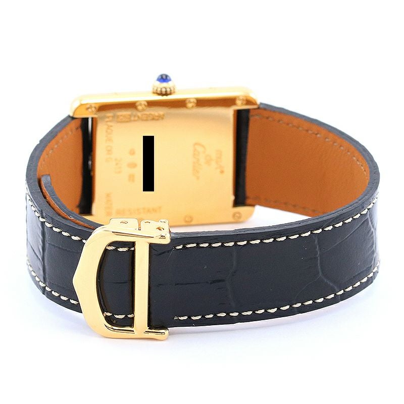 【中古】CARTIER MUST TANK LARGE MODEL JUMBO VERMEIL カルティエ マストタンク LM ジャンボ ヴェルメイユ W1017454