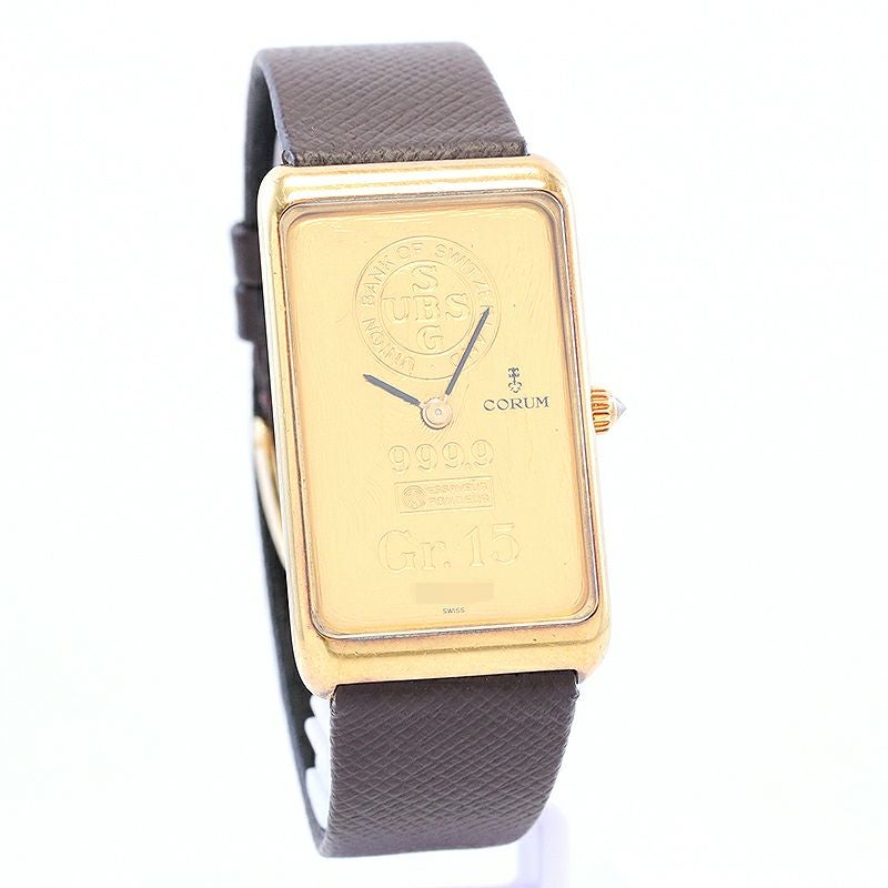 【中古】CORUM 15 GRAM 999.9 INGOT WATCH コルム 15グラム 999.9 インゴットウォッチ 55400