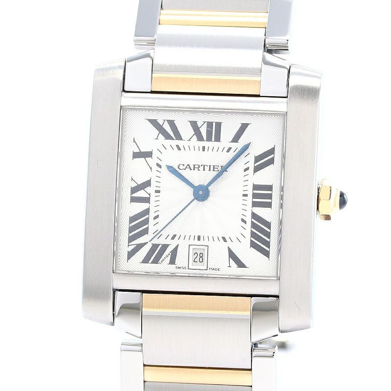 【中古】CARTIER TANK FRANCAISE LARGE MODEL カルティエ タンク フランセーズ LM W51005Q4